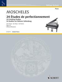 EDITION SCHOTT - 24 ETUDES DE PERFECTIONNEMENT - EDITEES ET COMMENTEES PAR WILHELM OHMEN - REPRINT -