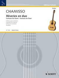 EDITION SCHOTT - FANTASIA FOR DUET - 6 PIECES. 2 GUITARS. PARTITION D'EXECUTION.