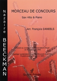 MORCEAU DE CONCOURS - ALTO SAXOPHONE AND PIANO. RECUEIL DE PIECES INSTRUMENTALES.