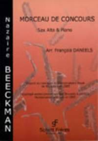 MORCEAU DE CONCOURS - ALTO SAXOPHONE AND PIANO. RECUEIL DE PIECES INSTRUMENTALES.