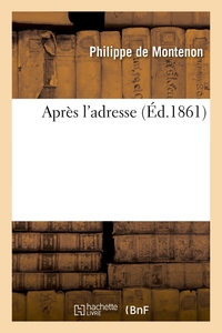 APRES L'ADRESSE