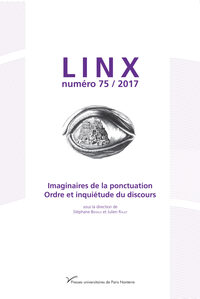 Imaginaires de la ponctuation. Ordre et inquiétude du discours