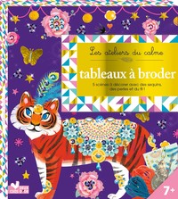 TABLEAUX A BRODER - BOITE AVEC ACCESSOIRES