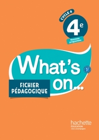 What's On 4e, Livre du professeur