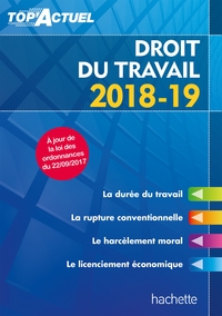 TOP'ACTUEL DROIT DU TRAVAIL 2018-2019