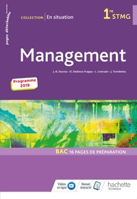 Management - En situation 1re STMG, Livre - Cahier de l'élève