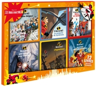 LES INDESTRUCTIBLES - COFFRET 12 LIVRES - 6 HISTOIRES + 6 COLORIAGES - DISNEY PIXAR - .