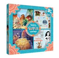 VAIANA - Super Coffret - Une histoire, des coloriages, des stickers, un puzzle - Disney