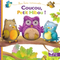 Coucou petit hibou - livre marionnette à doigt