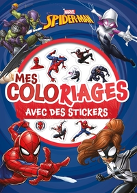 SPIDER-MAN - MES COLORIAGES AVEC STICKERS - MARVEL