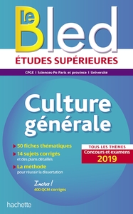 BLED CULTURE GENERALE, EXAMENS ET CONCOURS 2019