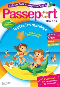 PASSEPORT CAHIER DE VACANCES 2019 DE LA PS A LA MS - 3/4 ANS