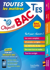 OBJECTIF BAC 2020 TOUTES LES MATIERES TERM ES