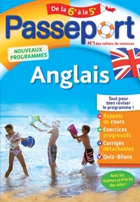 Passeport - Anglais de la 6e à la 5e - Cahier de vacances 2021