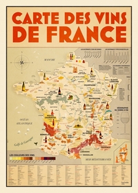 LA CARTE DES VINS DE FRANCE