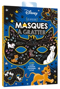 DISNEY - Pochette Les Ateliers - Masques à gratter - Animaux