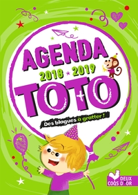 Agenda de Toto 2018-2019 - avec des stickers blagues à gratter