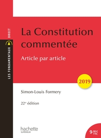 LA CONSTITUTION COMMENTEE 2019