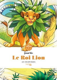 GRAND BLOC COLORIAGES ROI LION (CLASSIQUE)