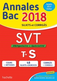 Annales Bac 2018 SVT Term S