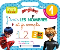 Miraculous - Ardoise J'écris les nombres et je compte (3-6 ans)