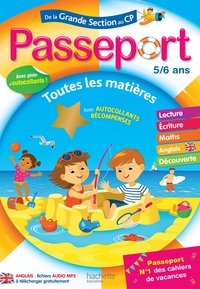 PASSEPORT CAHIER DE VACANCES 2019 - DE LA GS AU CP - 5/6 ANS