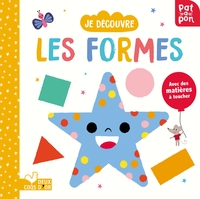 Je découvre les formes - livre avec matières à toucher