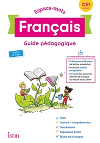 ESPACE-MOTS FRANCAIS CE1 - GUIDE PEDAGOGIQUE - ED. 2020