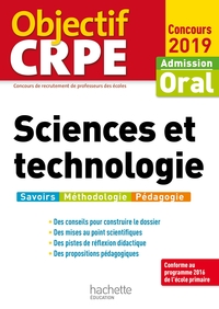 OBJECTIF CRPE SCIENCES ET TECHNOLOGIE 2019