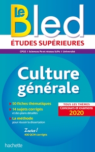 BLED CULTURE GENERALE, EXAMENS ET CONCOURS 2020