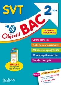 OBJECTIF BAC SVT 2NDE