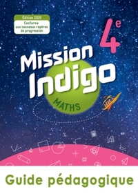 Mathématiques, Mission Indigo 4e, Livre du professeur