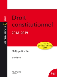 LES FONDAMENTAUX - DROIT CONSTITUTIONNEL 2018 -2019