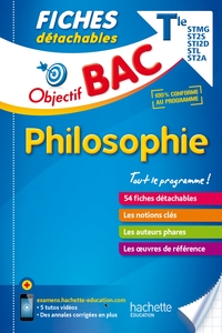 OBJECTIF BAC FICHES DETACHABLES PHILOSOPHIE SERIES TECHNOLOGIQUES
