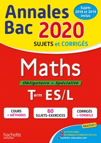 ANNALES BAC 2020 MATHS TERM ES