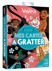 VAIANA - POCHETTE LES ATELIERS - MES CARTES A GRATTER - DISNEY