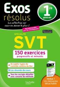 EXOS RESOLUS - SPECIALITE SVT 1ERE