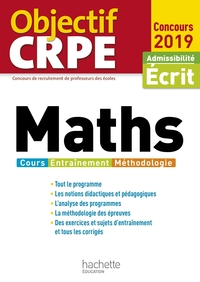 OBJECTIF CRPE MATHS 2019