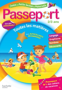 PASSEPORT CAHIER DE VACANCES J'ENTRE EN PS - 2/3 ANS