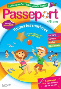 PASSEPORT CAHIER DE VACANCES 2019 - DE LA MS A LA GS - 4/5 ANS