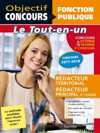 TOUT-EN-UN REDACTEUR TERRITORIAL, REDACTEUR PRINCIPAL INTERNE + EXTERNE CONCOURS 2017-2018