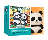 Coffret cozy + peluche Panda
