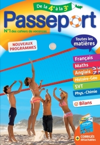 Passeport Toutes les matières - De la 4e vers la 3e