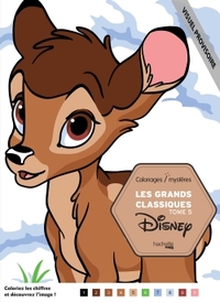 Coloriages mystères Disney - Les Grands classiques Tome 5