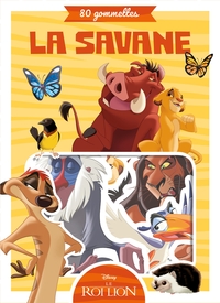 LE ROI LION - 80 Gommettes - La savane - Disney