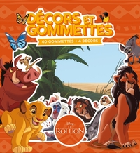 LE ROI LION - Décors et Gommettes - 40 gommettes + 4 décors - Disney