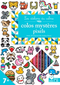 Colos pixels - avec crayons de couleur