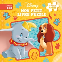 DISNEY - Mon Petit Livre Puzzle - 5 puzzles 9 pièces - Animaux