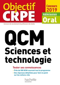 QCM CRPE : SCIENCES ET TECHNOLOGIE 2019