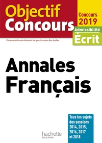 OBJECTIF CRPE  ANNALES FRANCAIS 2019